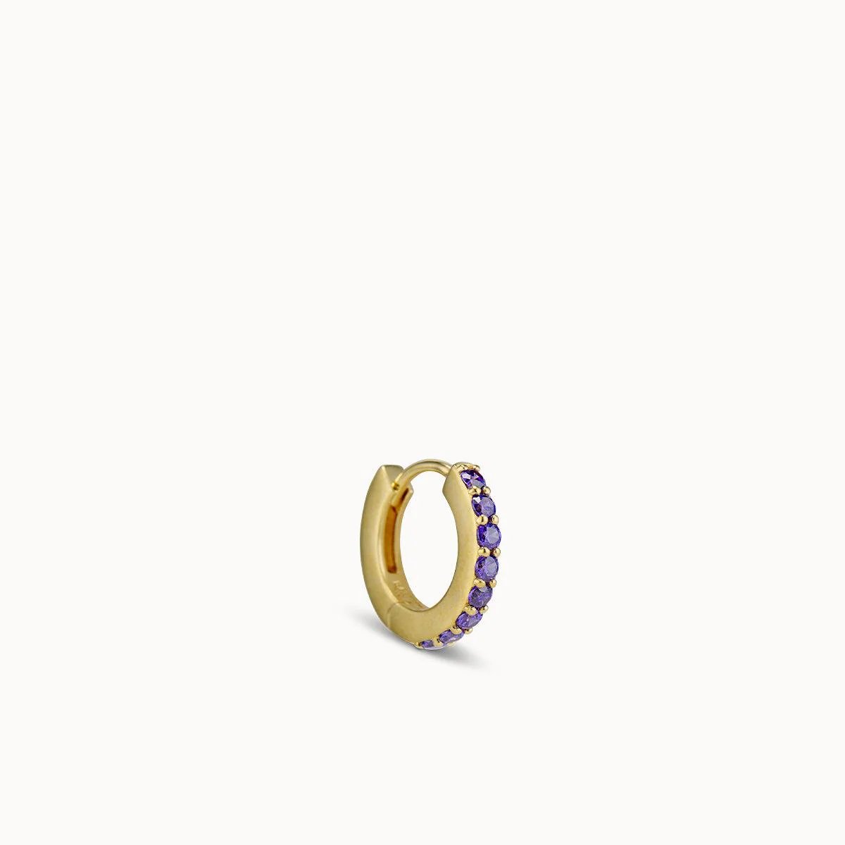 February Birthstone Hoops - Image 5