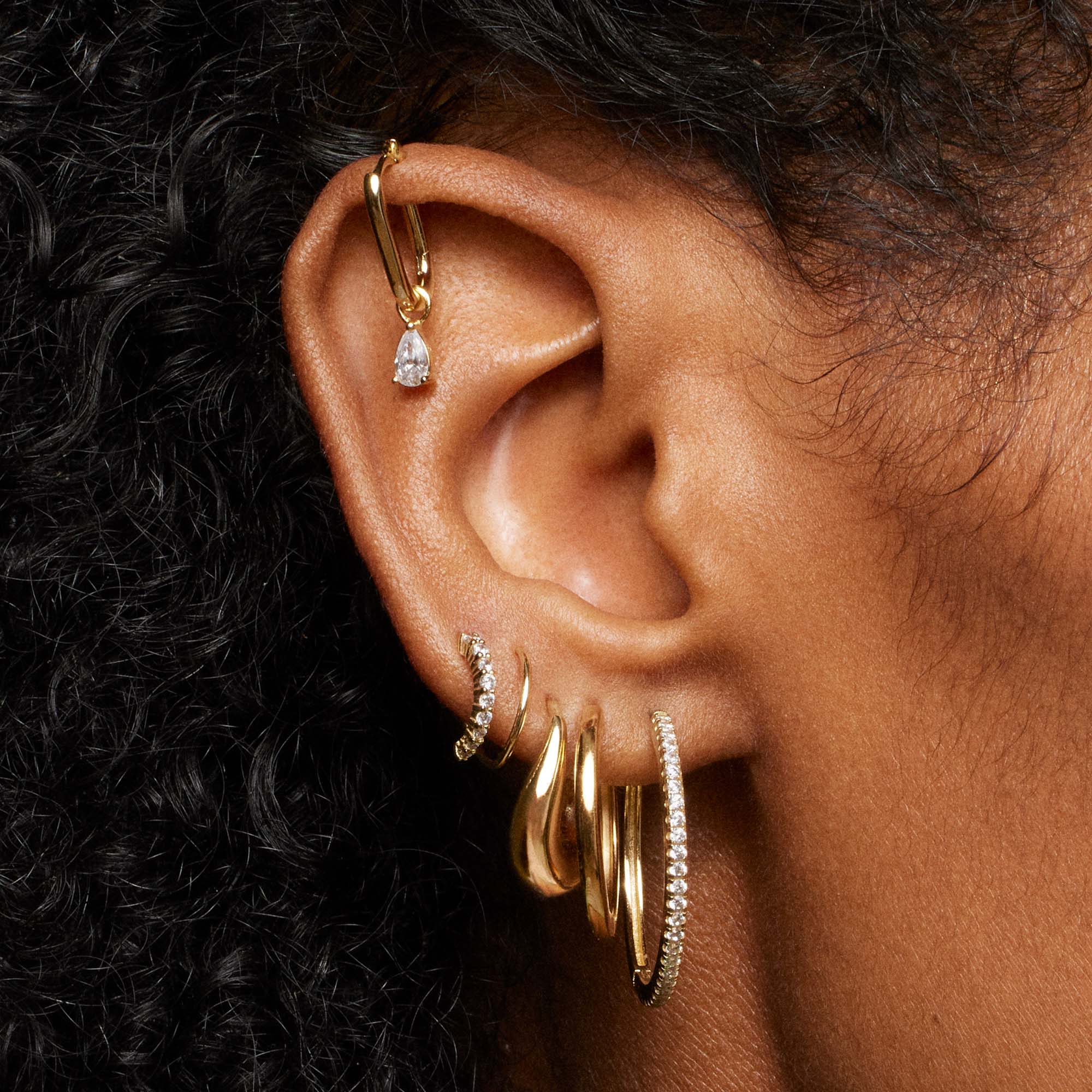 Charmed Oval Hoops - Image 2