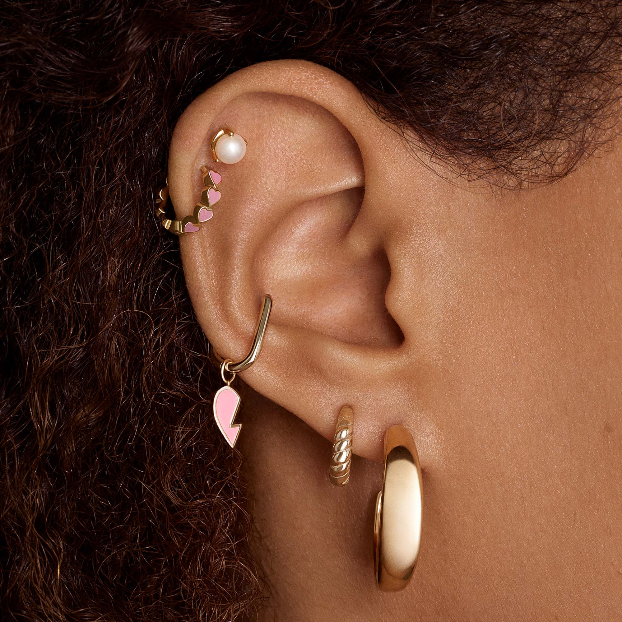 Charmed Oval Hoops - Image 4