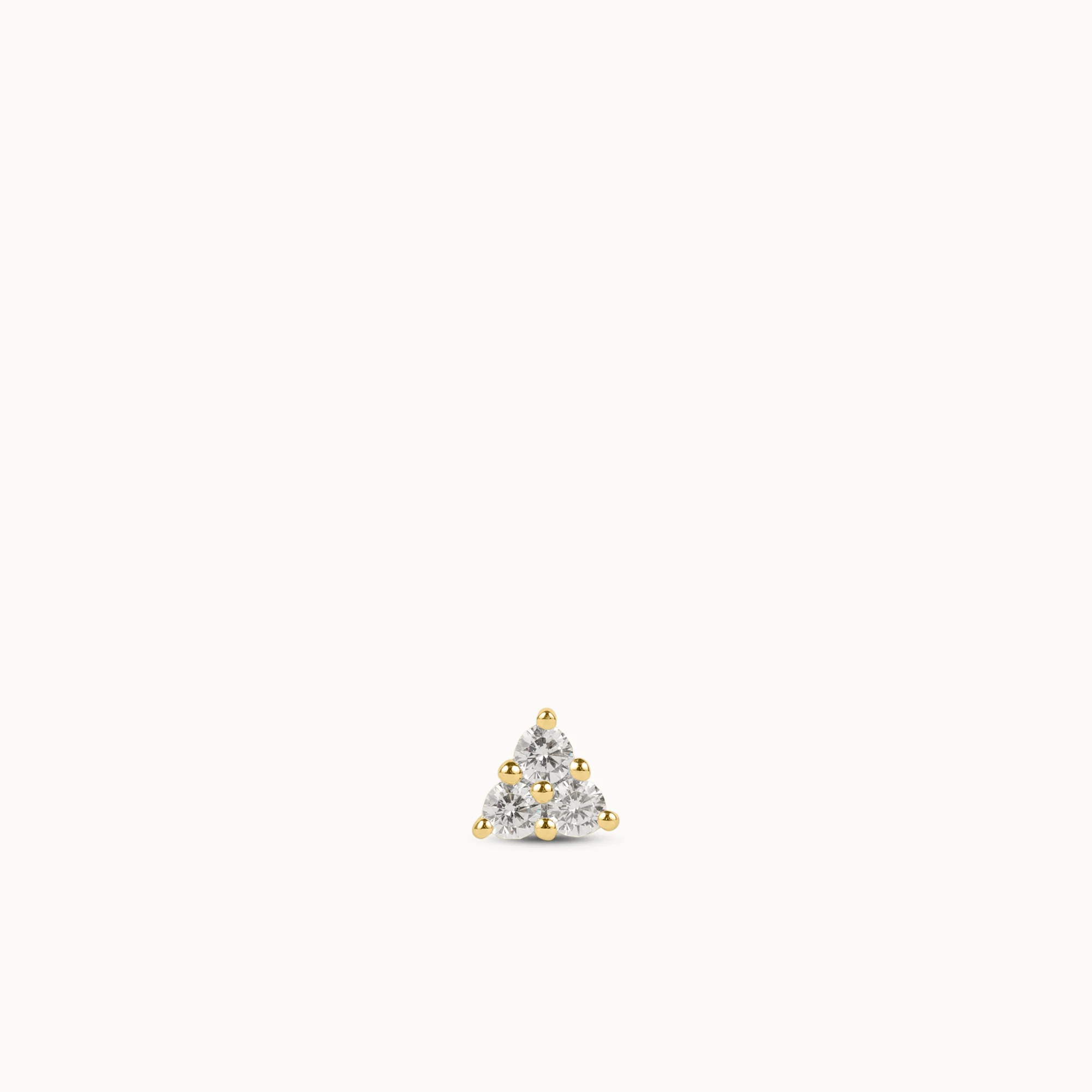 CZ Trinity Studs 4mm - Image 7