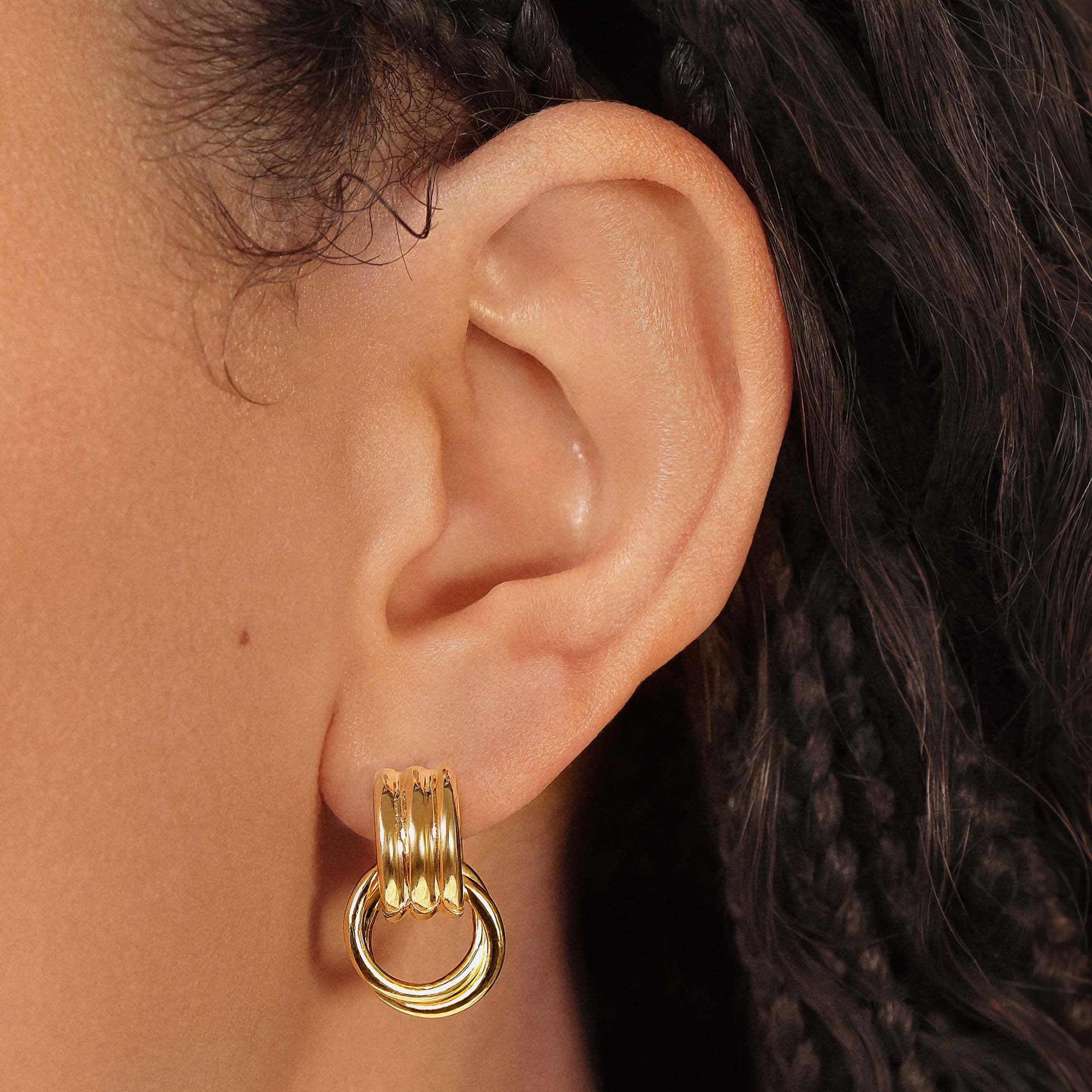 Doorknocker Knot Hoops - Image 2