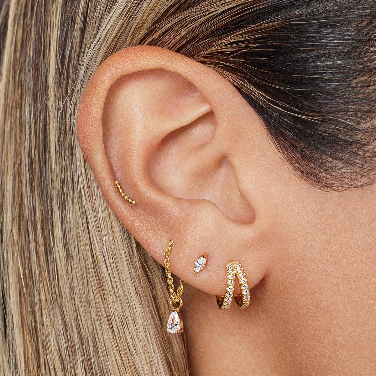 Double Take CZ Hoops - Image 4
