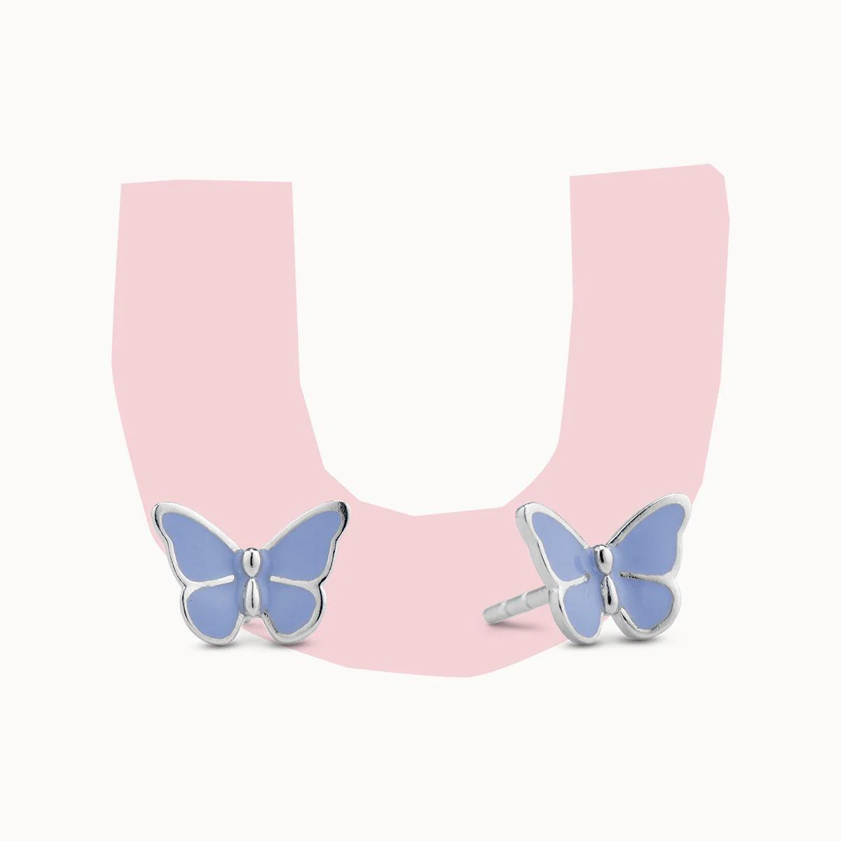 Enamel Butterfly Studs - Image 7