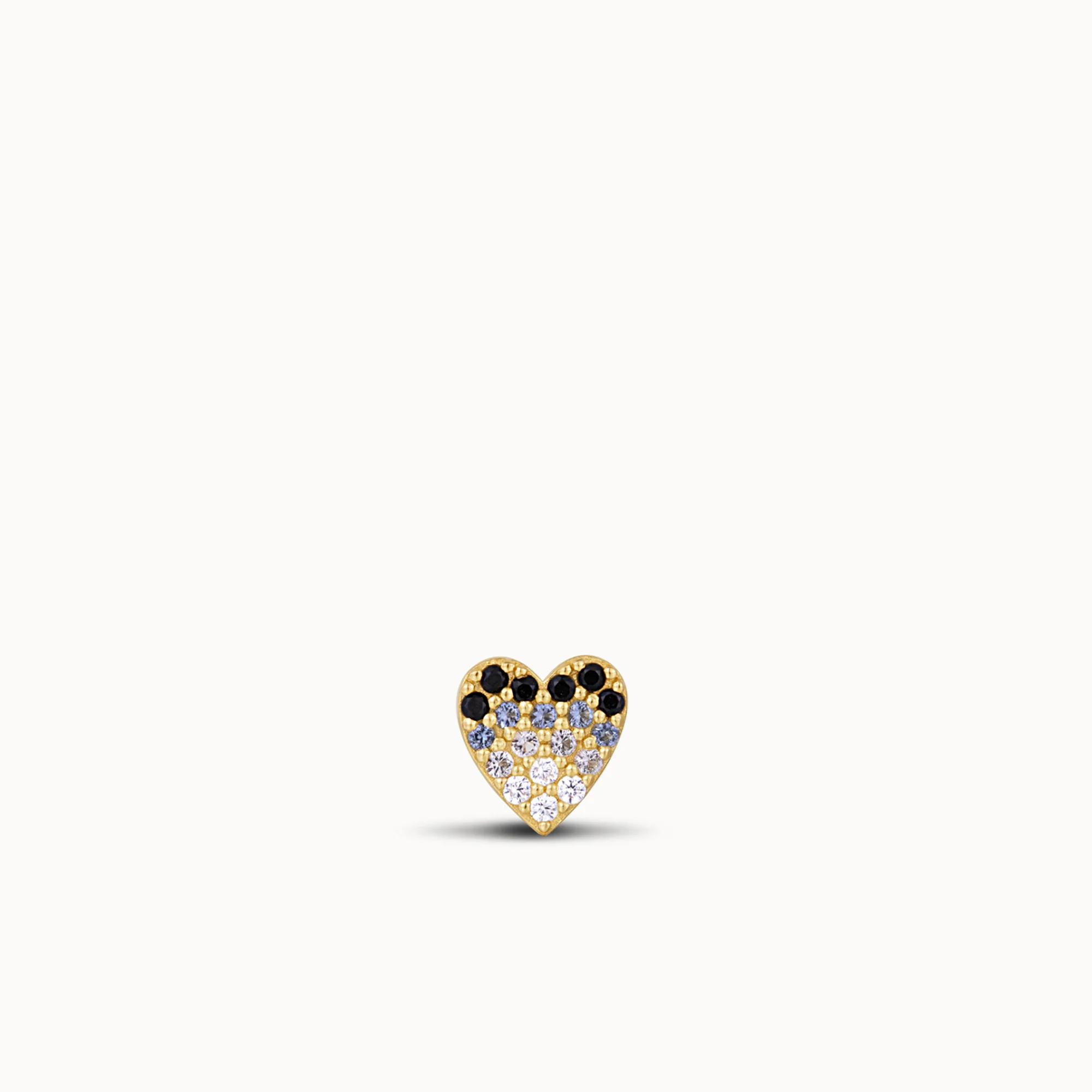 Heart Pavé Stud - Image 3