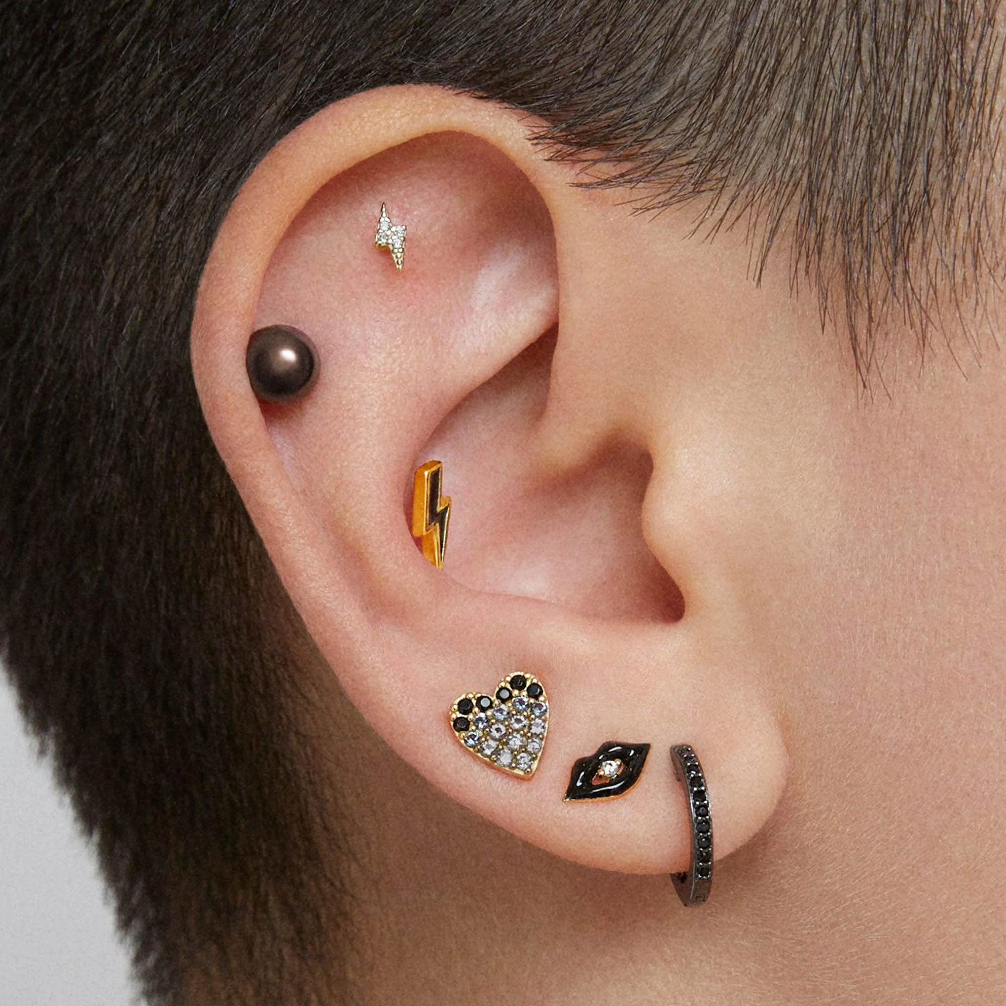 Heart Pavé Stud - Image 6