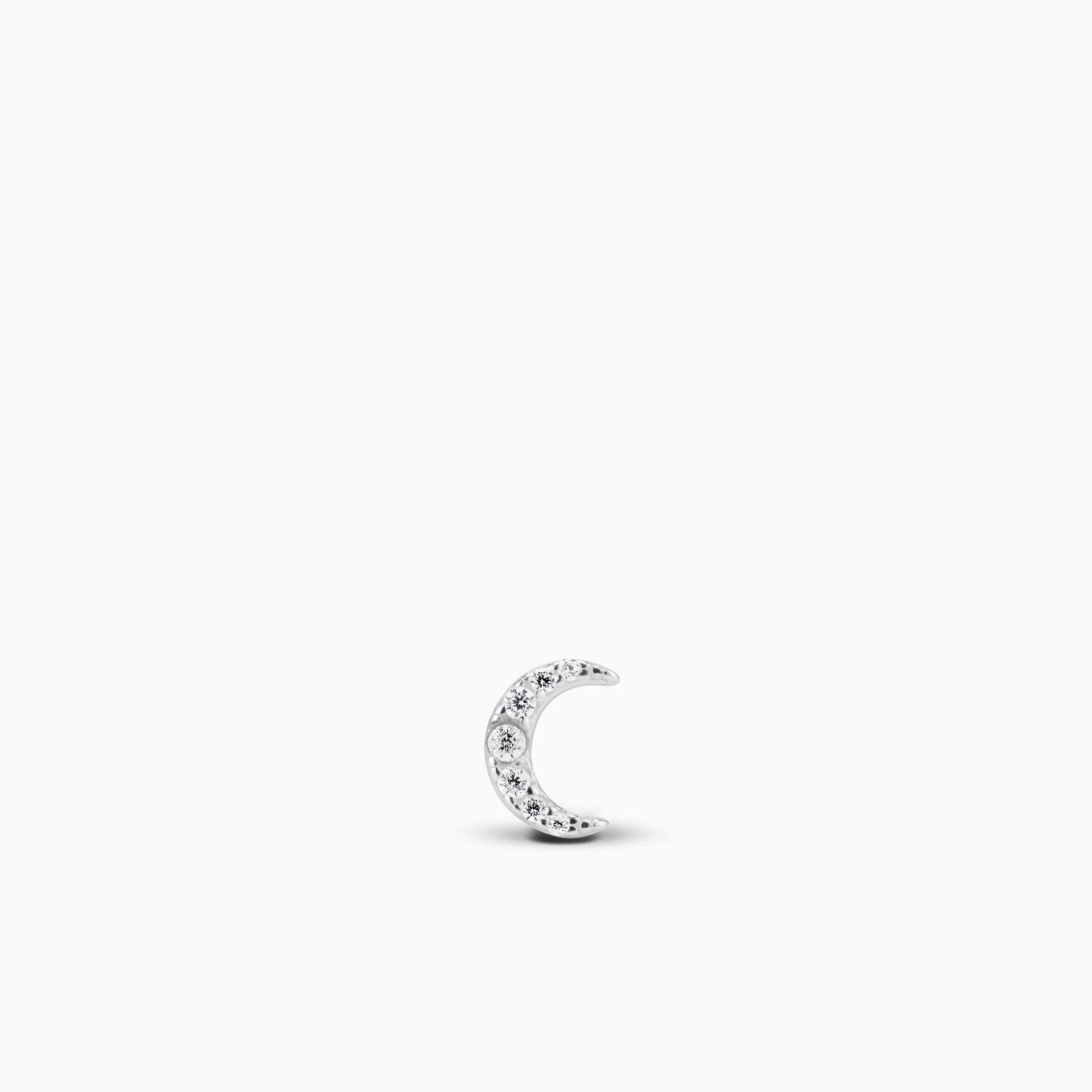 Moon CZ Studs - Image 5