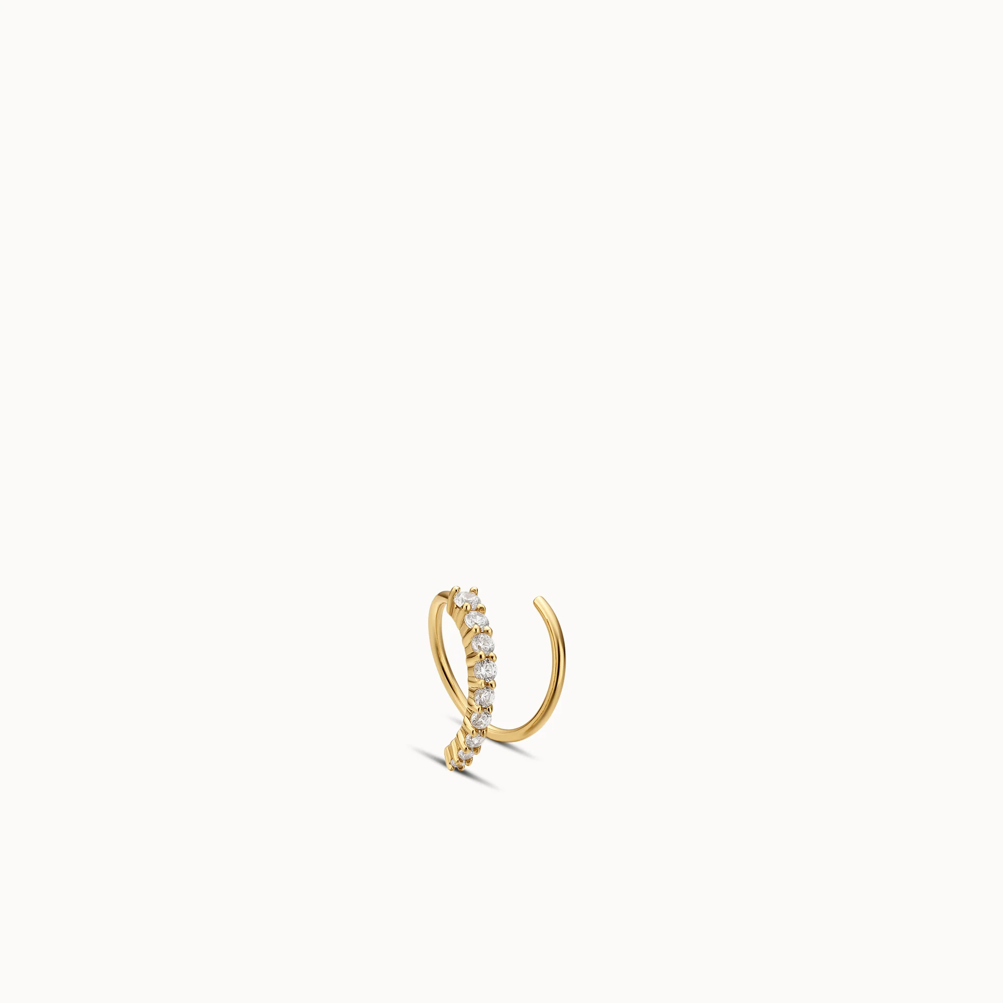 Spiral CZ Hoops - Image 4