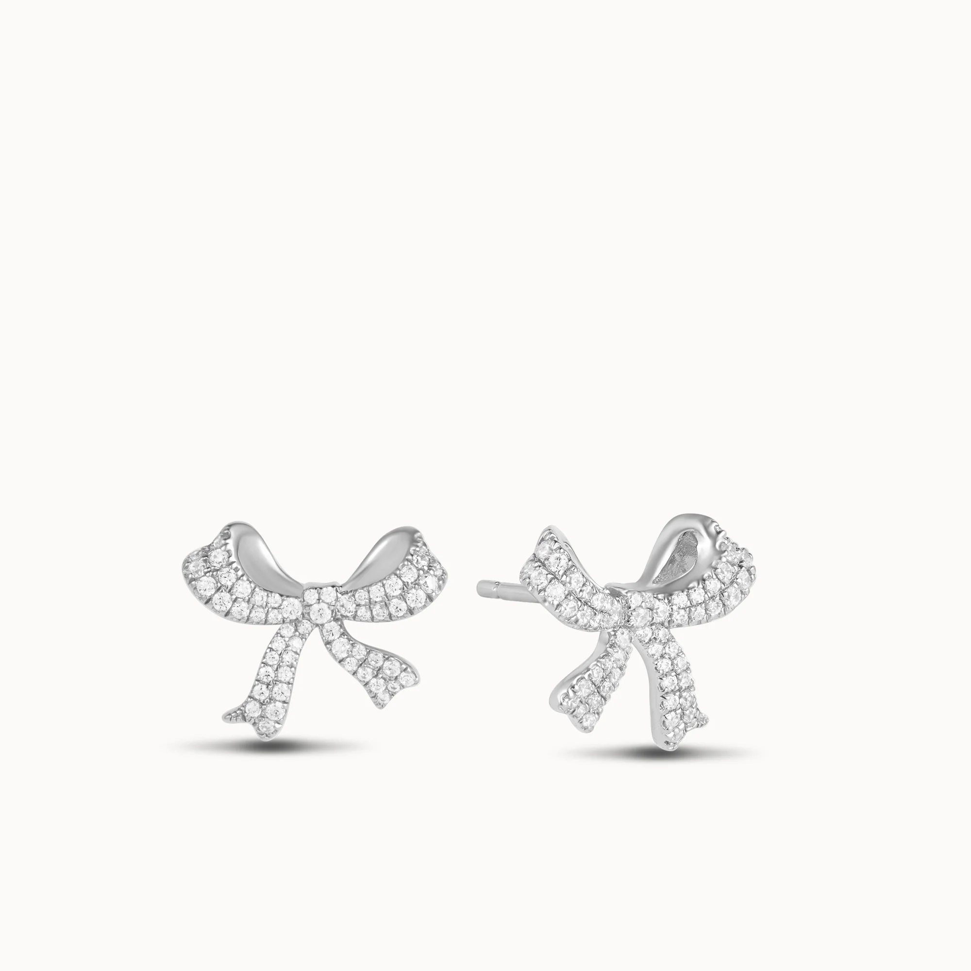 Take a Bow Pavé Studs - Image 2