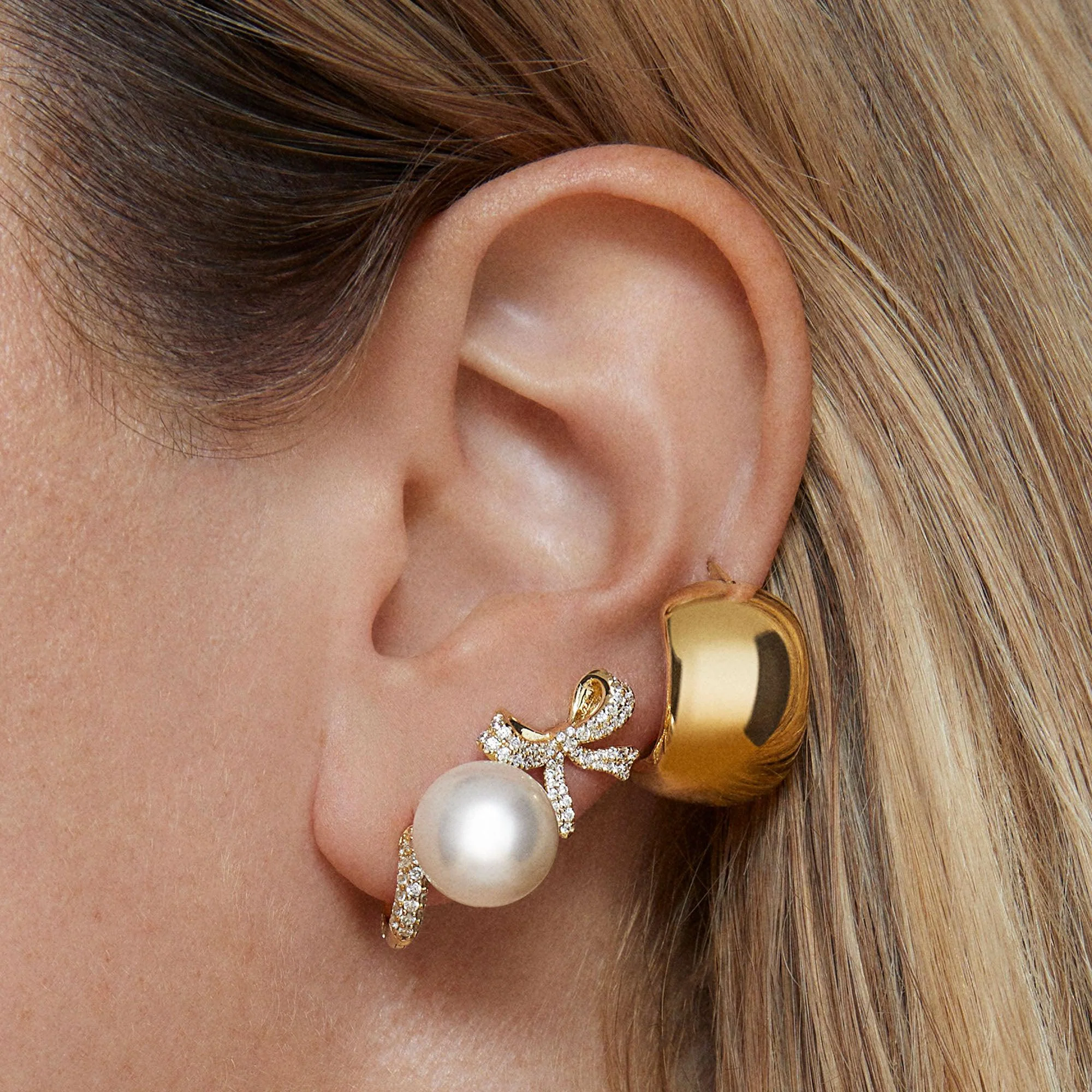 Take a Bow Pavé Studs - Image 6
