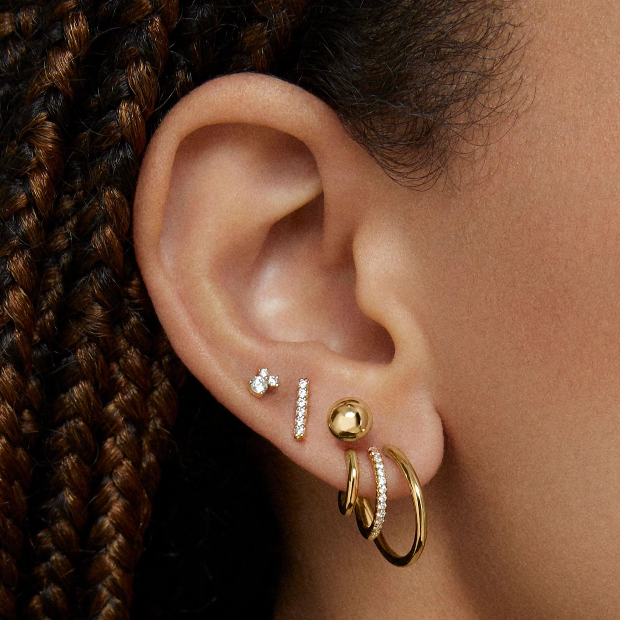 Triad CZ Hoops - Image 2