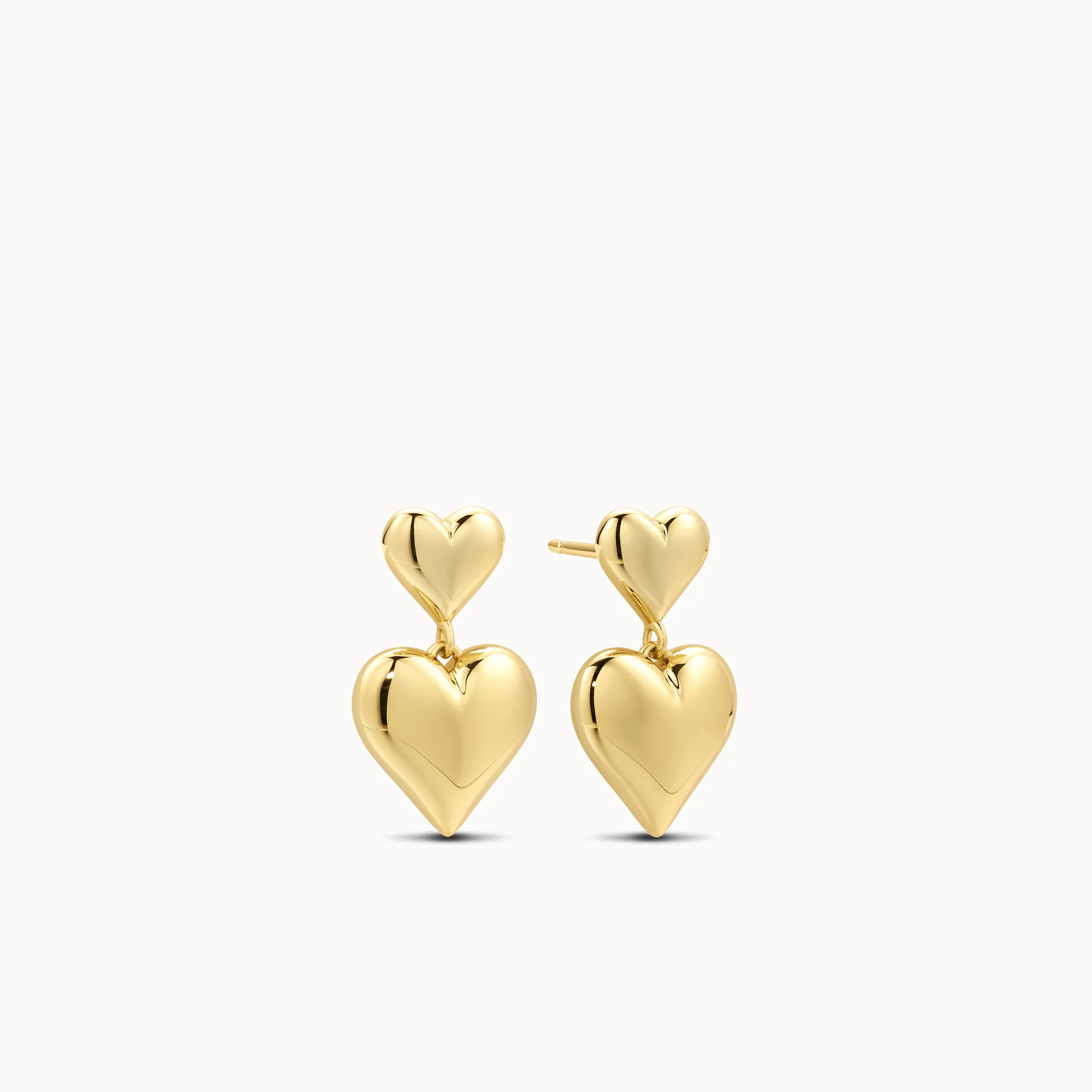 Two of Hearts Drop Earrings