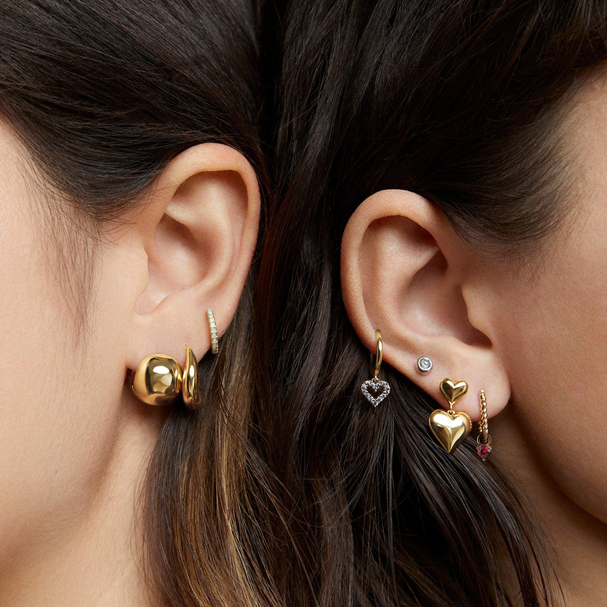 Two of Hearts Drop Earrings - Image 3
