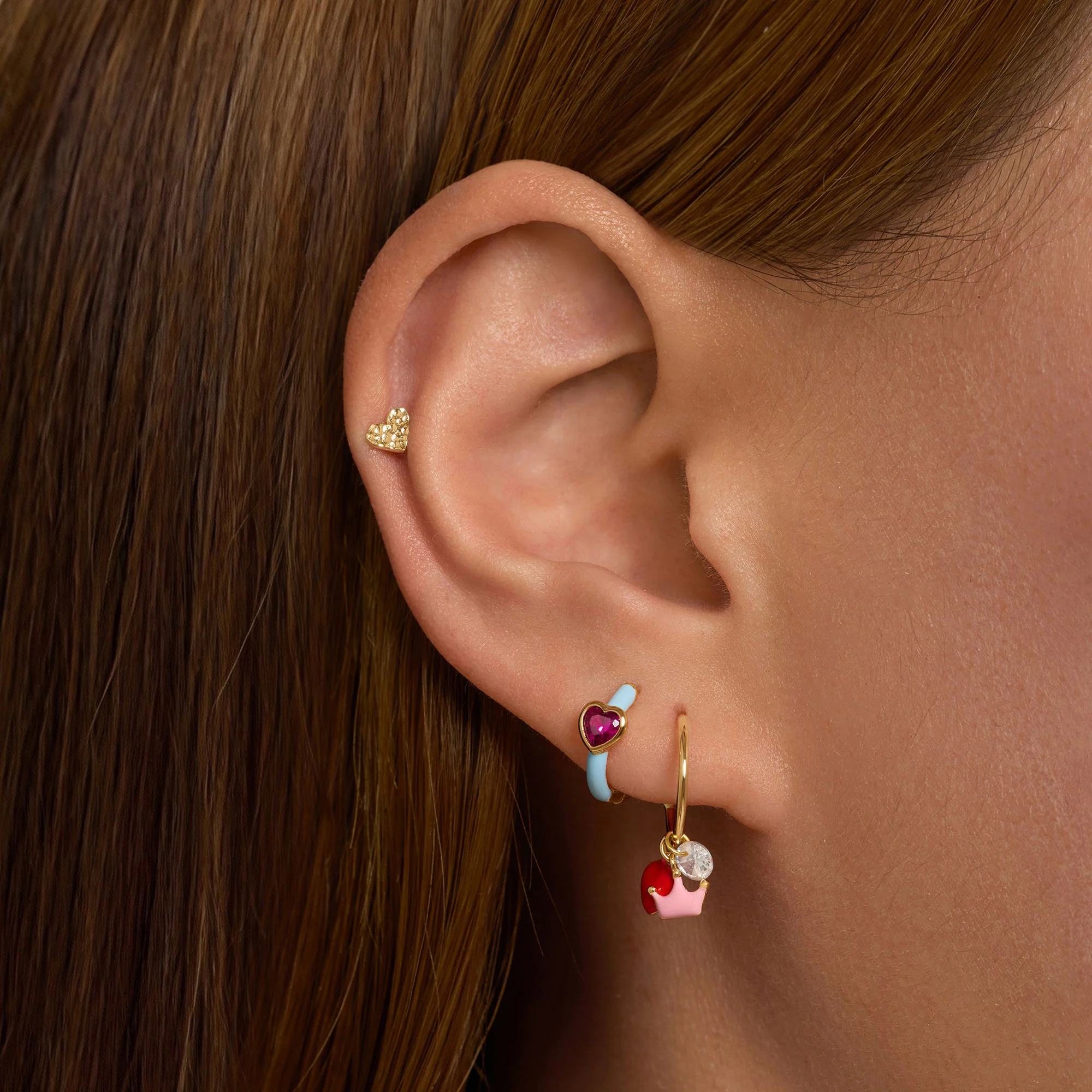 Valentine's Day Charm Hoops - Image 2